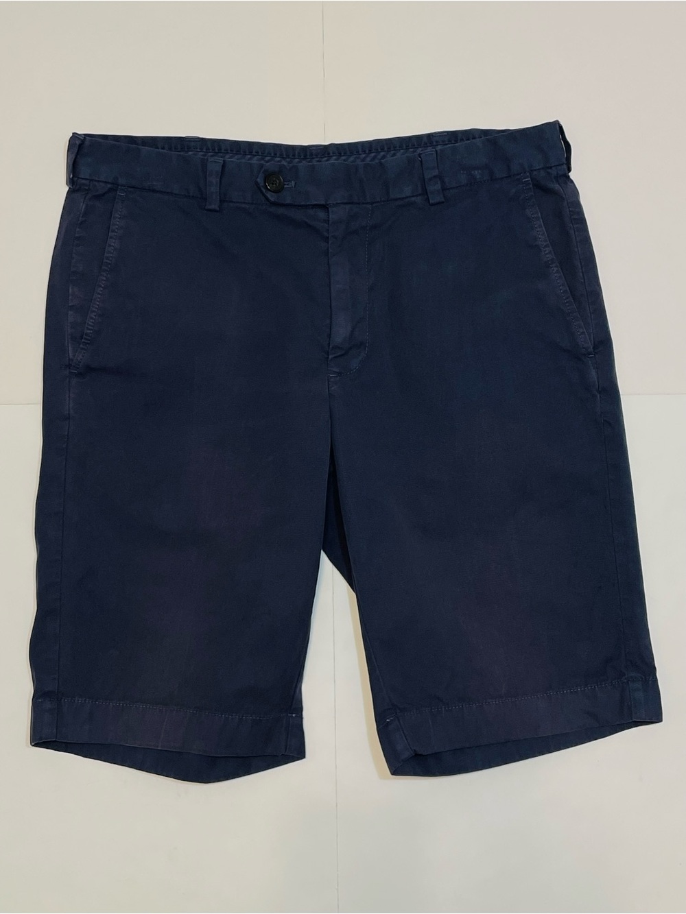 Brooks Brothers Men's Classic Navy Cotton Bermuda Shorts Size 33